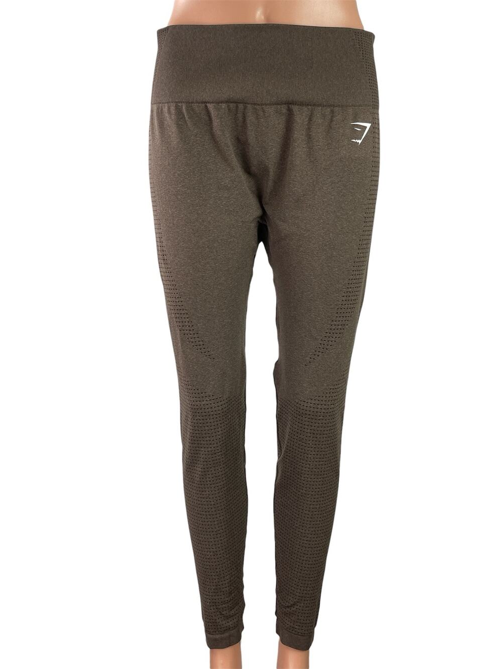 Gymshark Vital Seamless 2.0 Brown High Waist Skinny Activewear Leggings Pants M